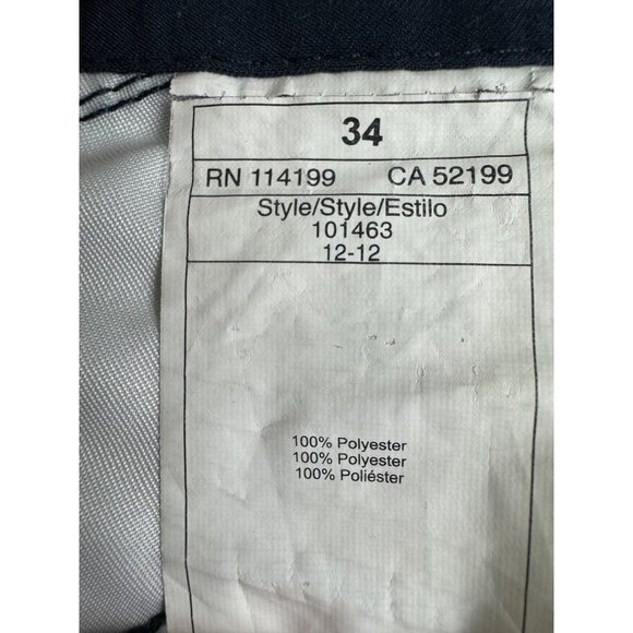 Quiksilver Mens 34 Blue & Black Board Shorts Swim Surf Beach Polyester W/Logo - Picture 5 of 12